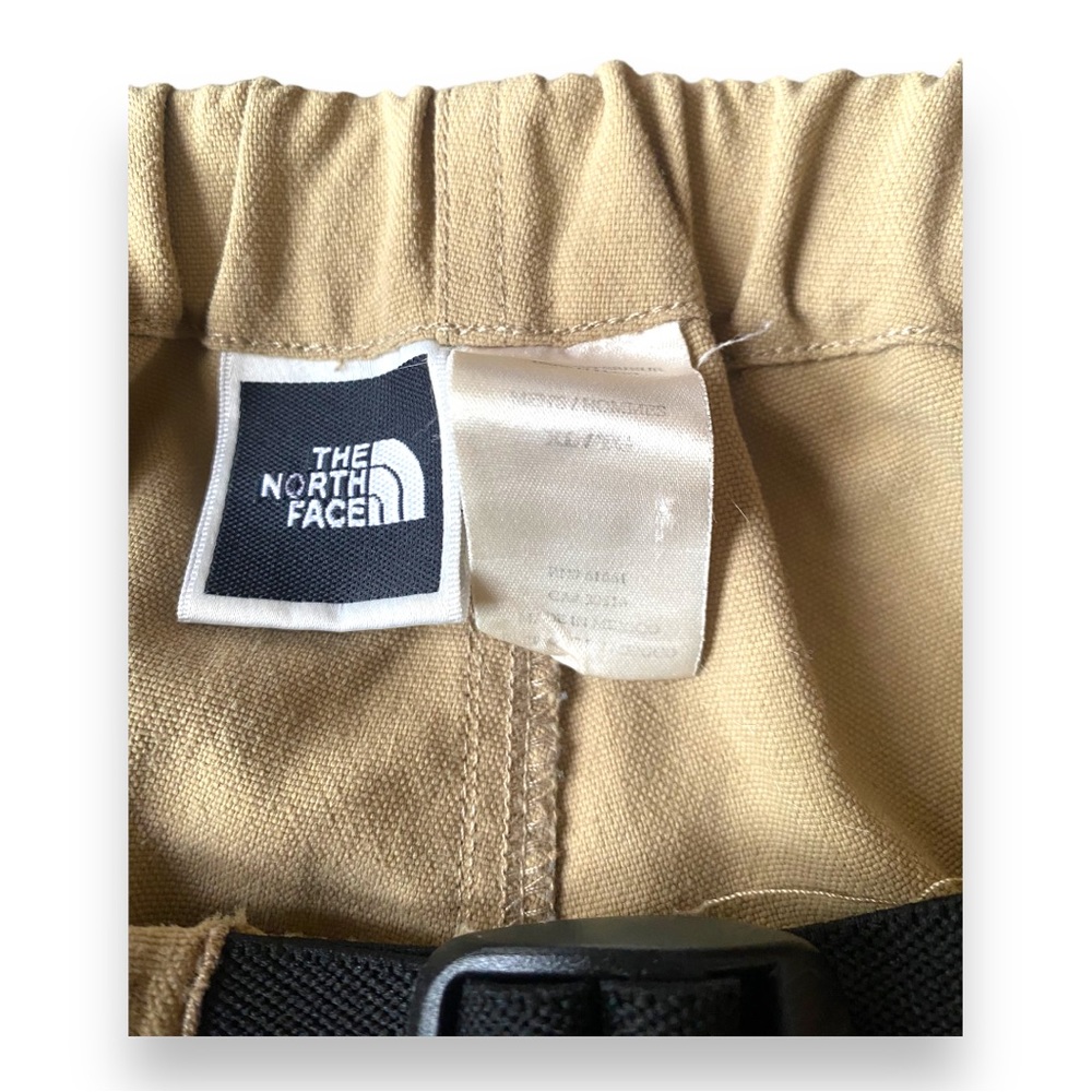 THE NORTH FACE Khaki Polyester Baggy Fit WorkWear Snow Pants - Picture 5 of 7